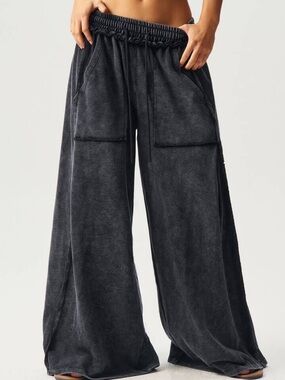 Charcoal Grey Flare Lounge Sweat Pants Size Small
